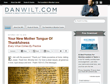 Tablet Screenshot of danwilt.com